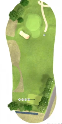Gul sløjfe hul 7